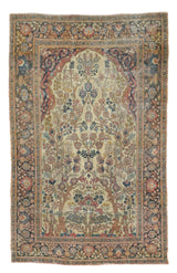 Antique Tehran Rug 4'7'' x 7'3''