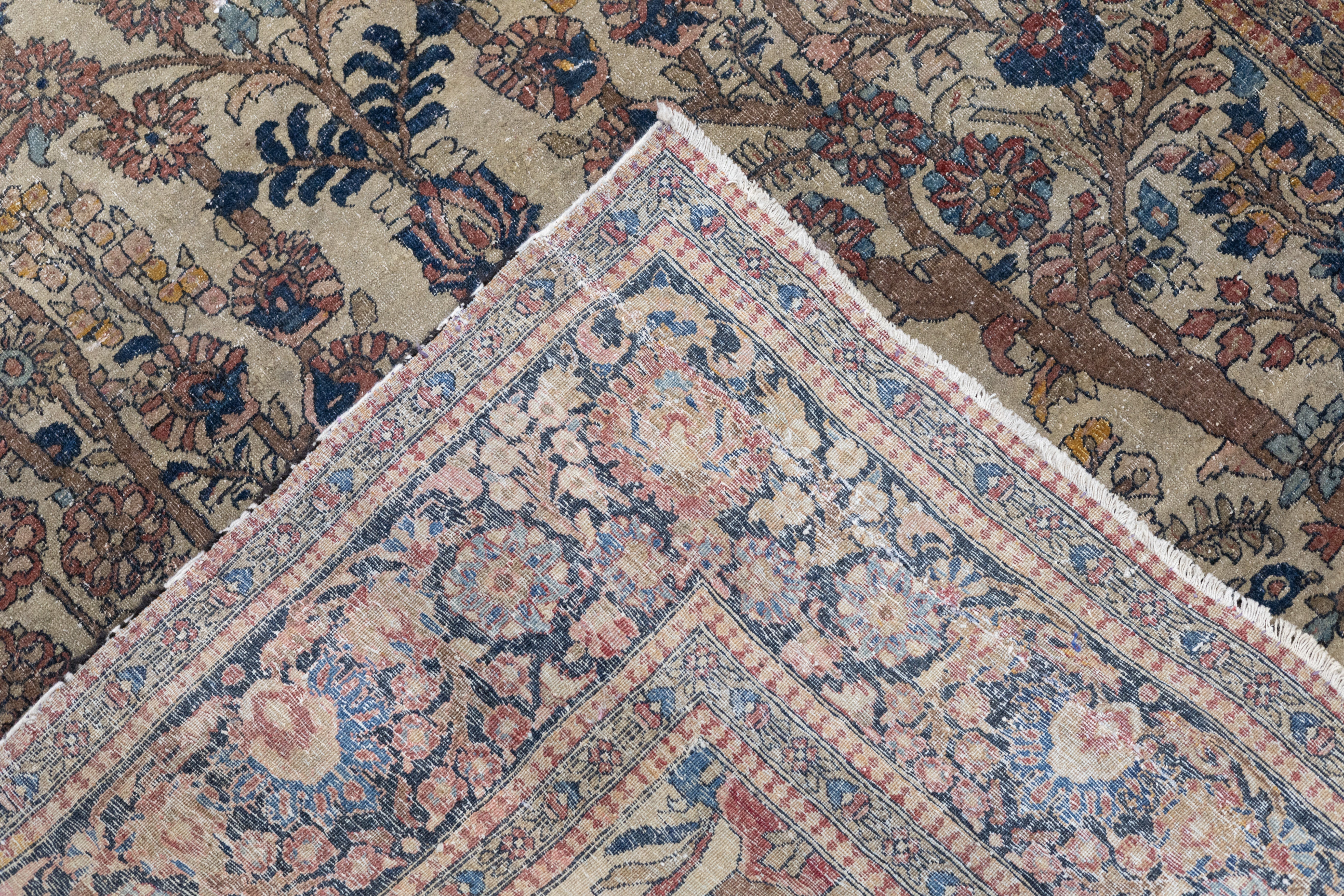 Antique Tehran Rug 4'7'' x 7'3''