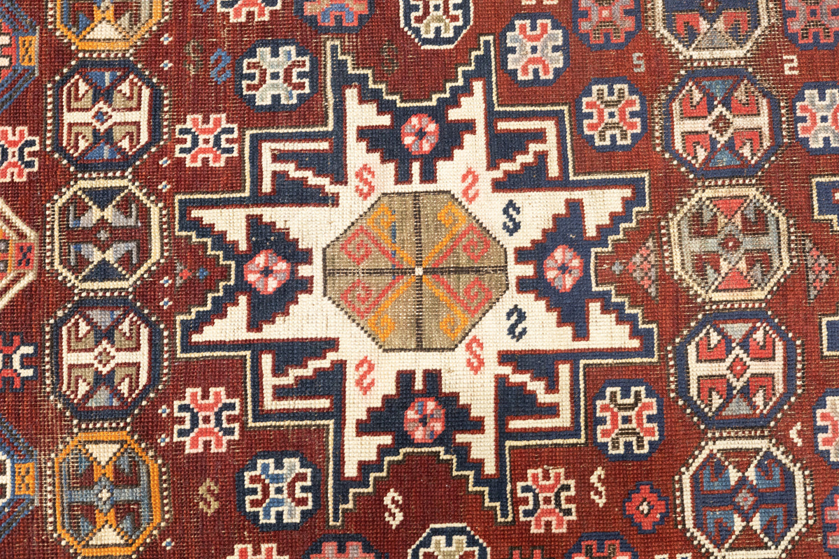 Antique Caucasian Shirvan Rug 3'11'' x 5'9''