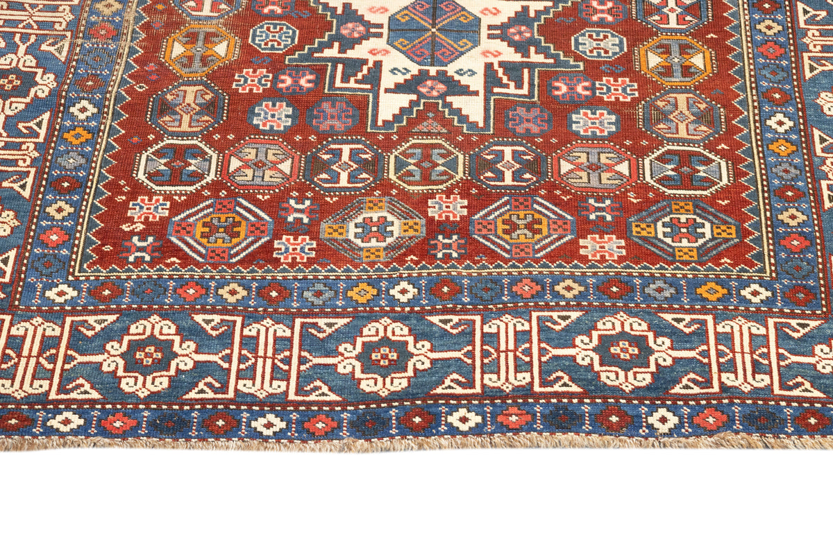 Antique Caucasian Shirvan Rug 3'11'' x 5'9''