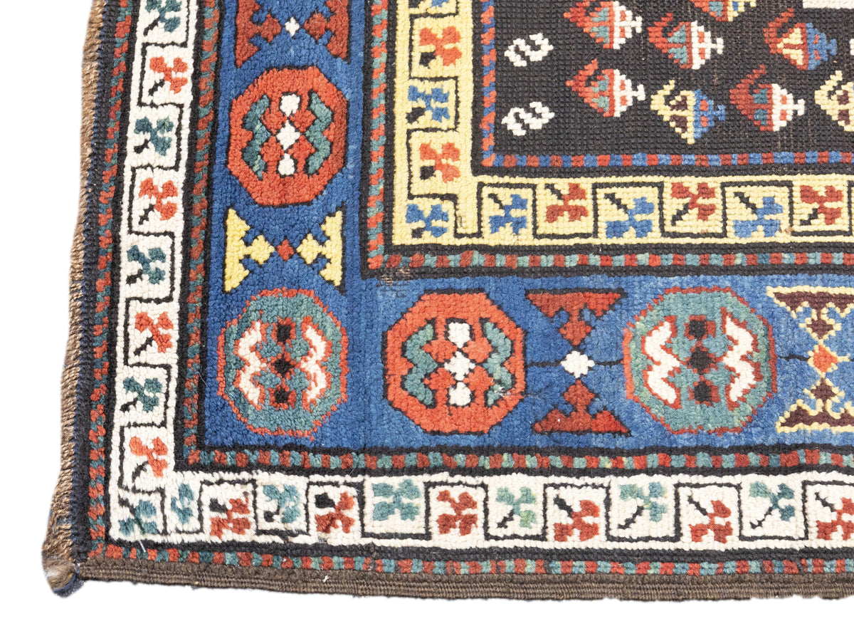 Antique Caucasian Kharabagh Rug 3'6'' x 6'10''