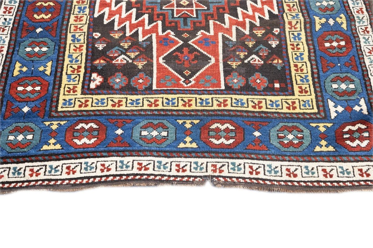 Antique Caucasian Kharabagh Rug 3'6'' x 6'10''