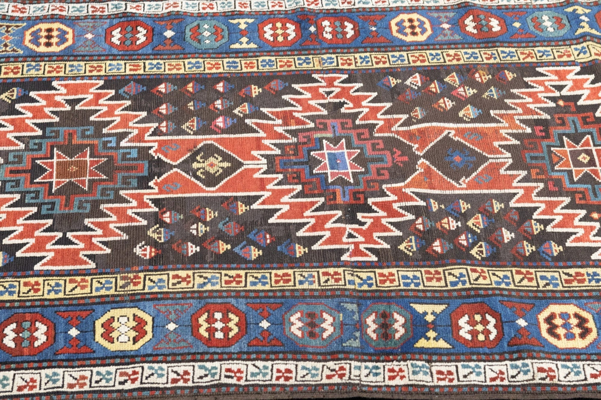 Antique Caucasian Kharabagh Rug 3'6'' x 6'10''