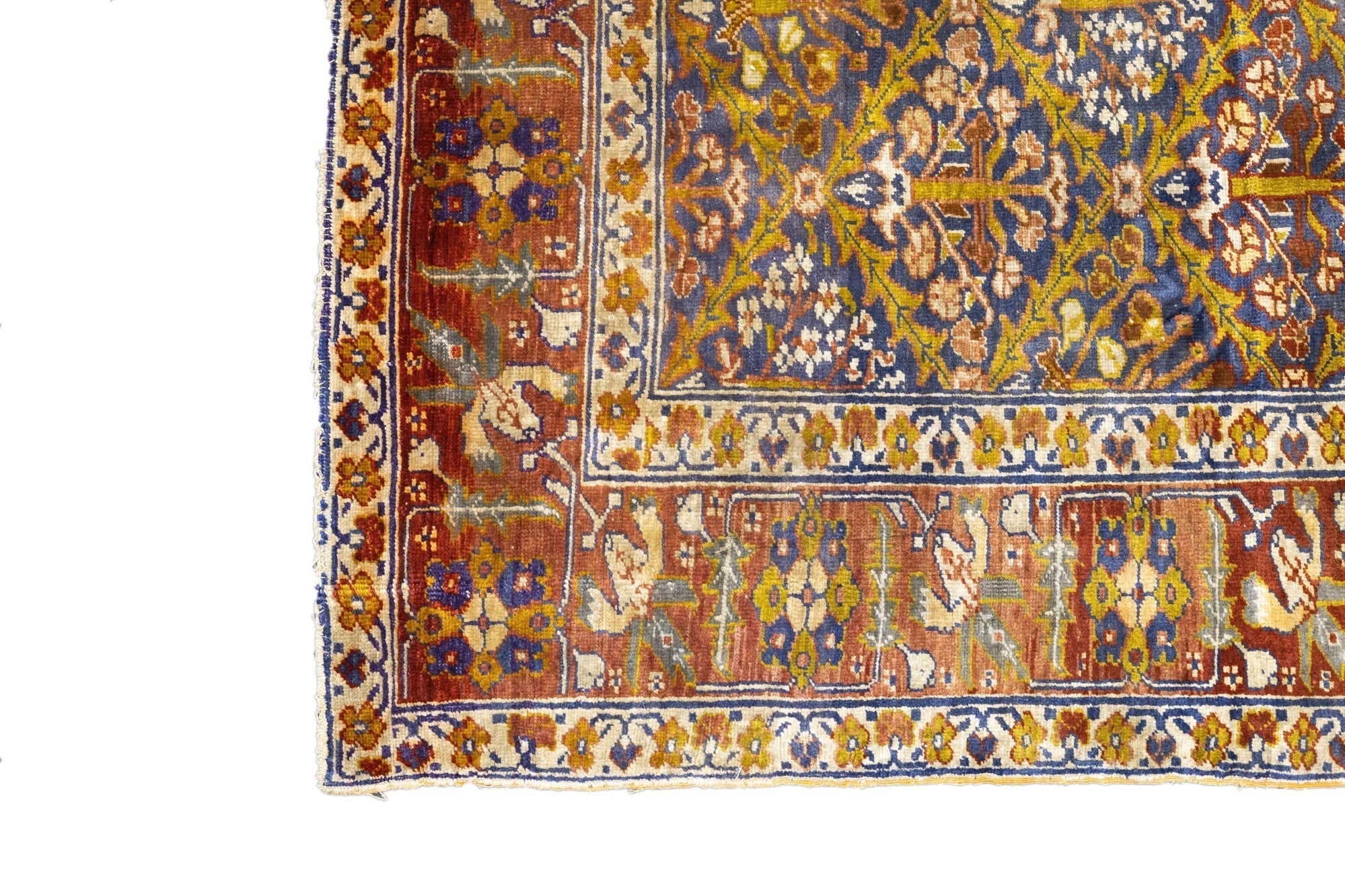 Antique Silk Sivas Rug 3'10'' x 5'7''
