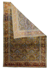 Antique Silk Sivas Rug 3'10'' x 5'7''