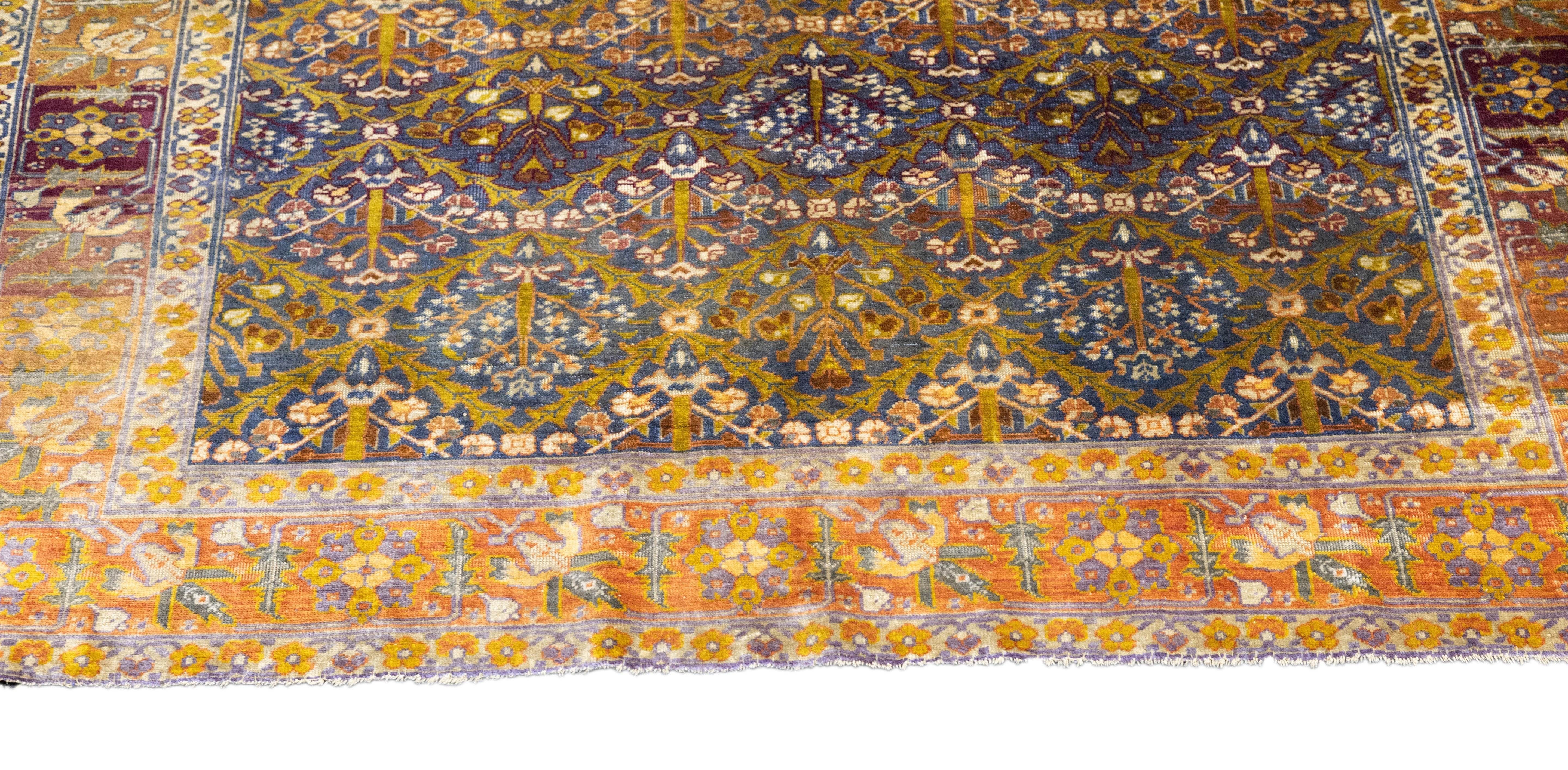 Antique Silk Sivas Rug 3'10'' x 5'7''