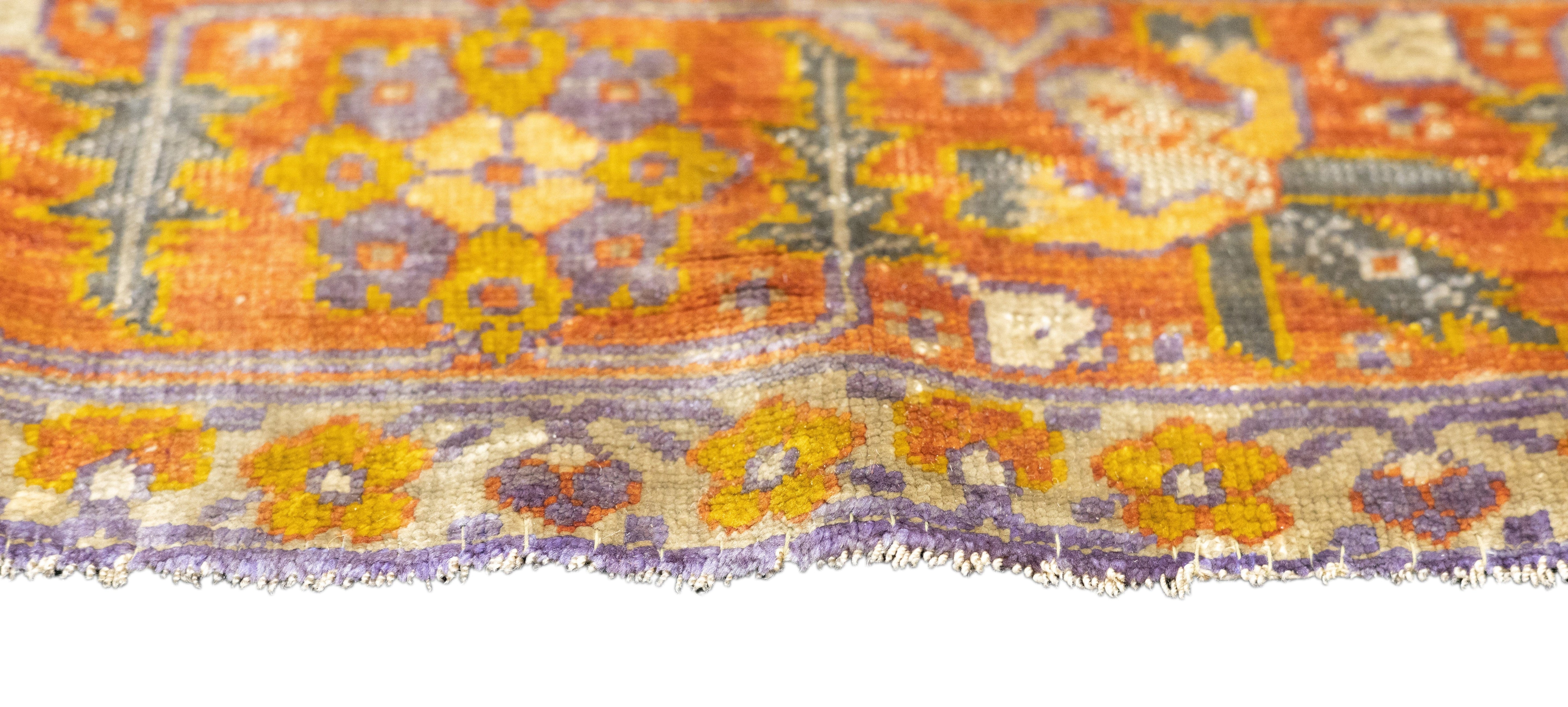 Antique Silk Sivas Rug 3'10'' x 5'7''