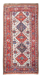 Antique Kurdish Rug 5'7'' x 10'10''