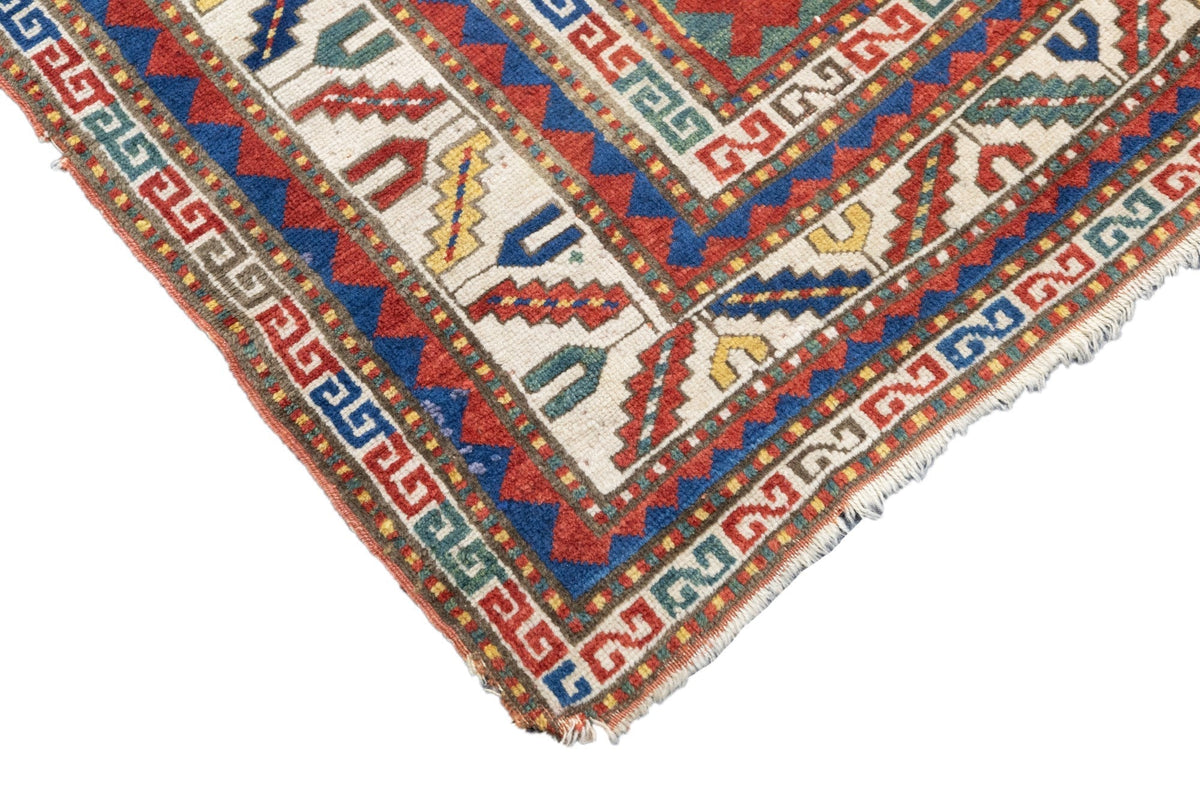 Antique Kazak Rug 4'5'' x 7'3''