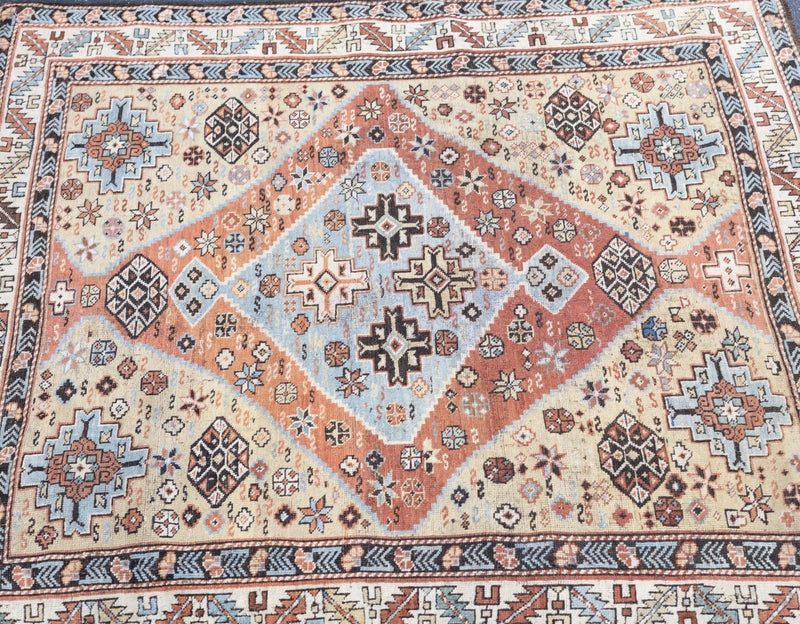 Antique Caucasian Shirvan Rug 4'0