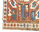 Antique Caucasian Kazak Rug 4'3'' x 8'10''