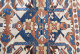 Antique Caucasian Kazak Rug 4'3'' x 8'10''
