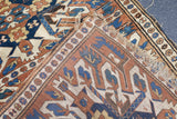Antique Caucasian Kazak Rug 4'3'' x 8'10''