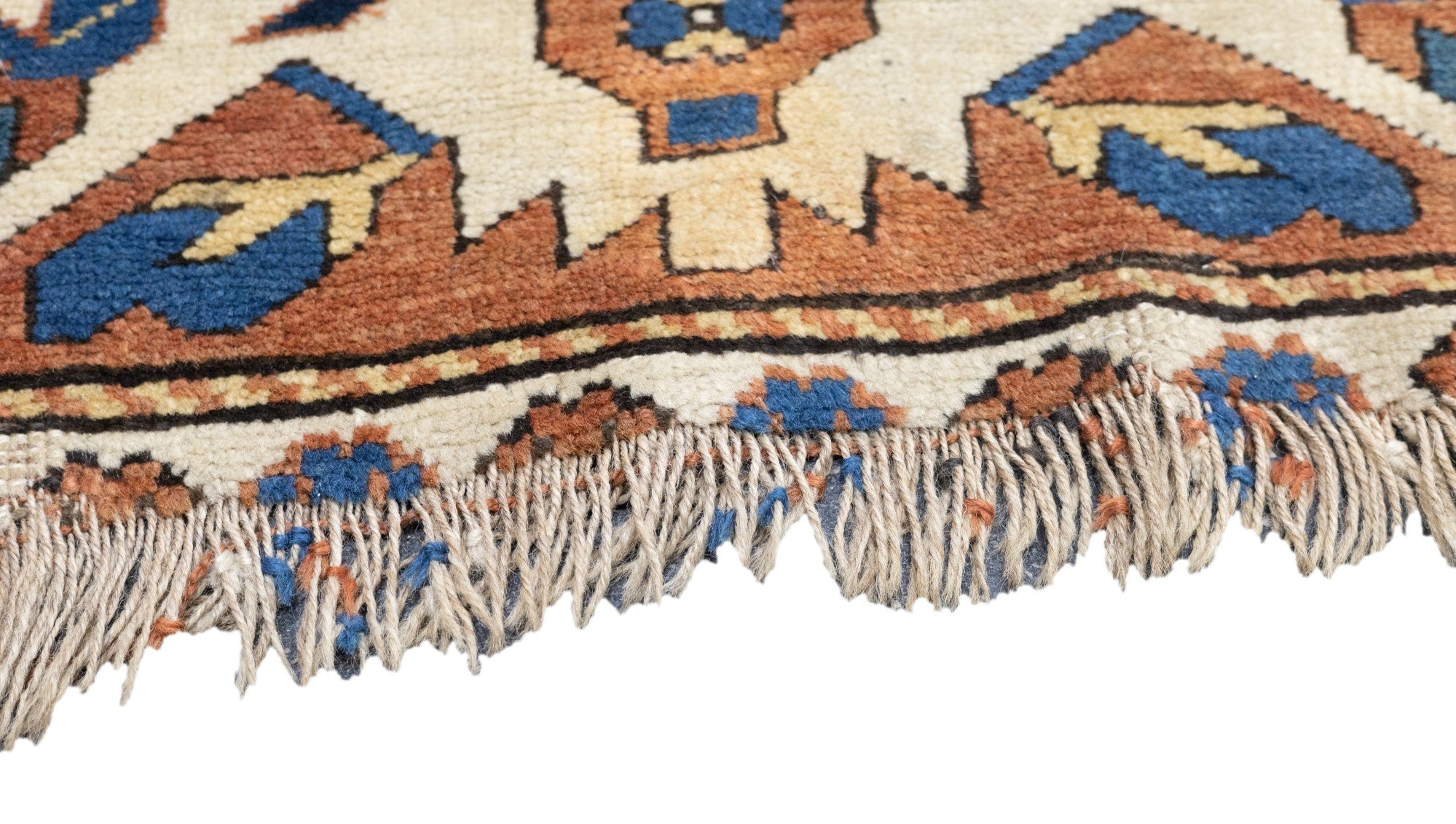 Antique Caucasian Kazak Rug 4'3'' x 8'10''