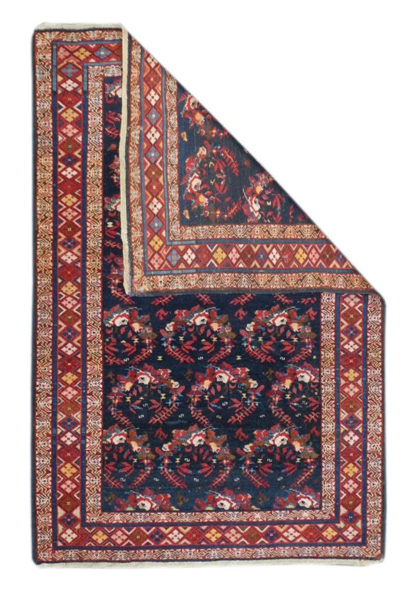 Antique Caucasian Kuba Rug 3'2'' x 4'9''