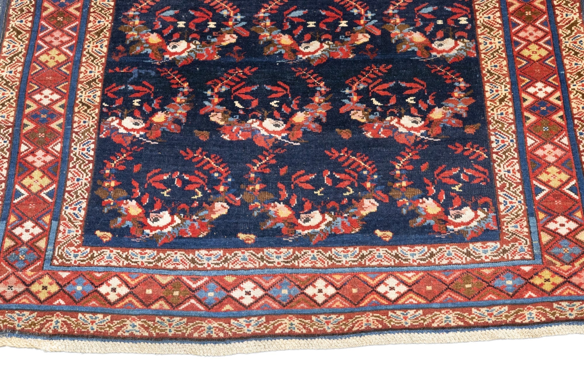 Antique Caucasian Kuba Rug 3'2'' x 4'9''