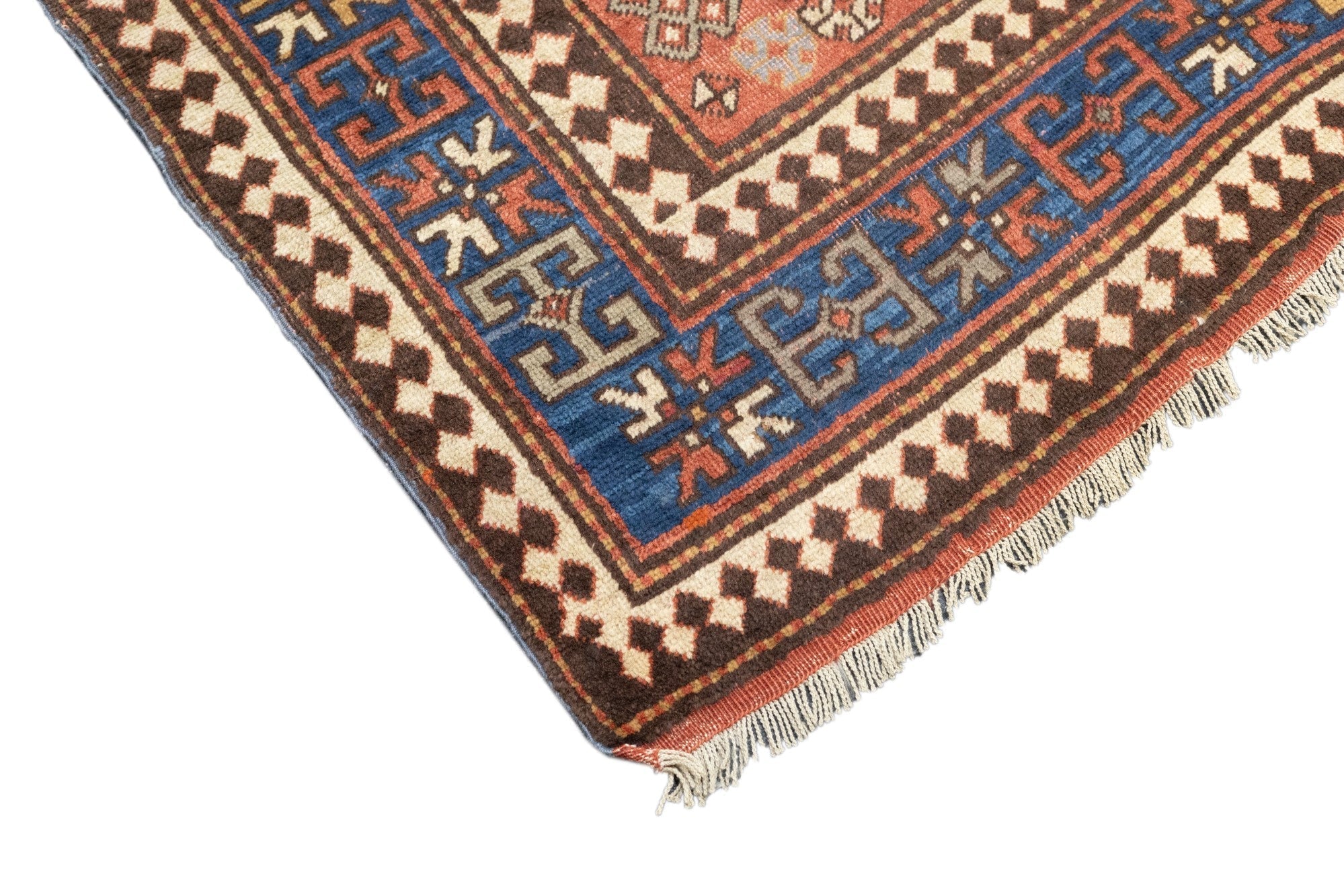 Antique Caucasian Kazak Rug 5'5'' x 8'6''