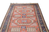 Antique Caucasian Kazak Rug 5'5'' x 8'6''