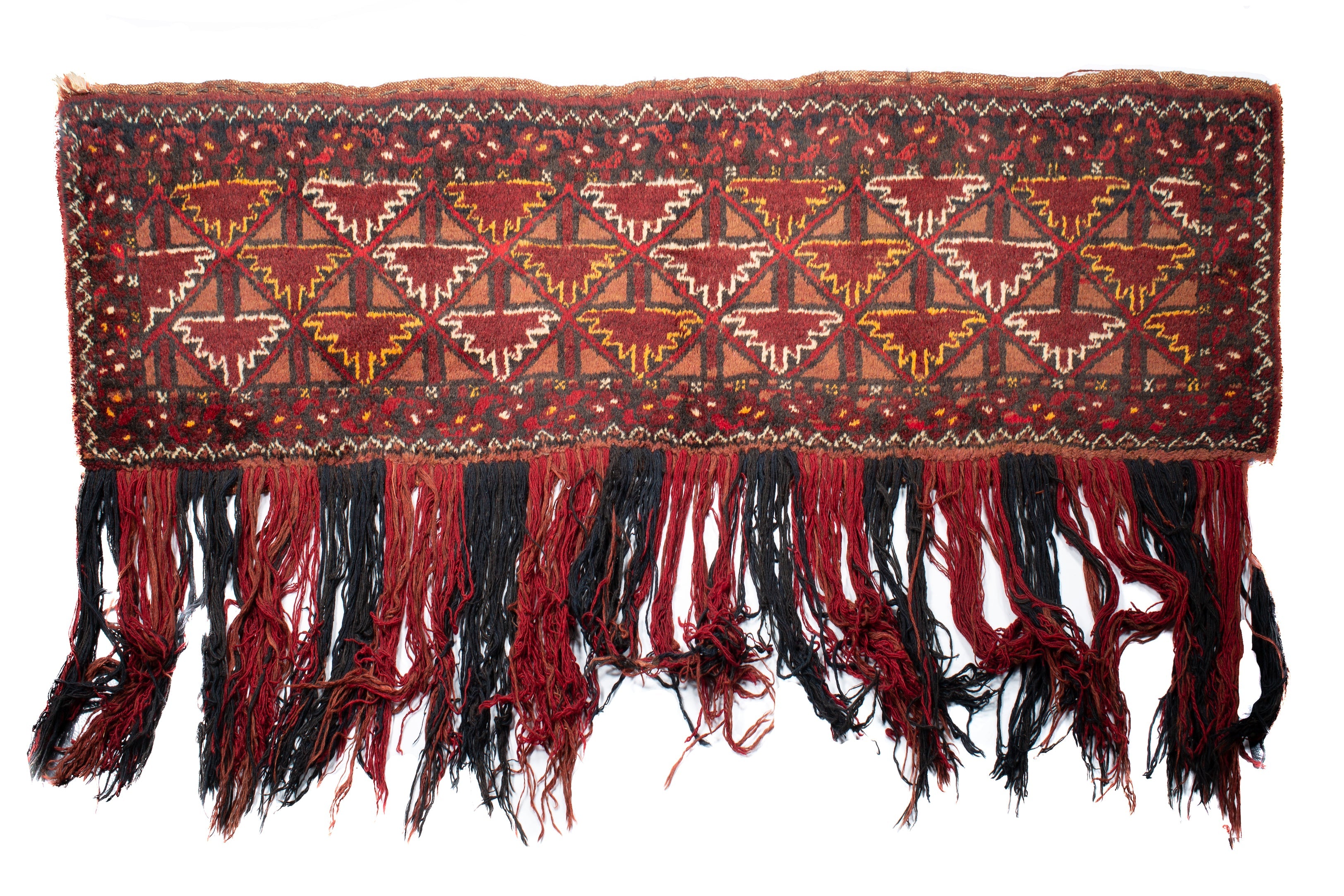 Antique Caucasian Saddlebag Yamoud 1' 4'' x 5' 6''