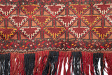 Antique Caucasian Saddlebag Yamoud 1' 4'' x 5' 6''