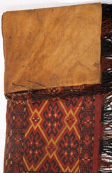 Antique Caucasian Saddlebag Yamoud 1'4" x 3' 10''