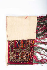 Antique Caucasian Saddlebag Yamoud 1' 5'' x 9' 0"