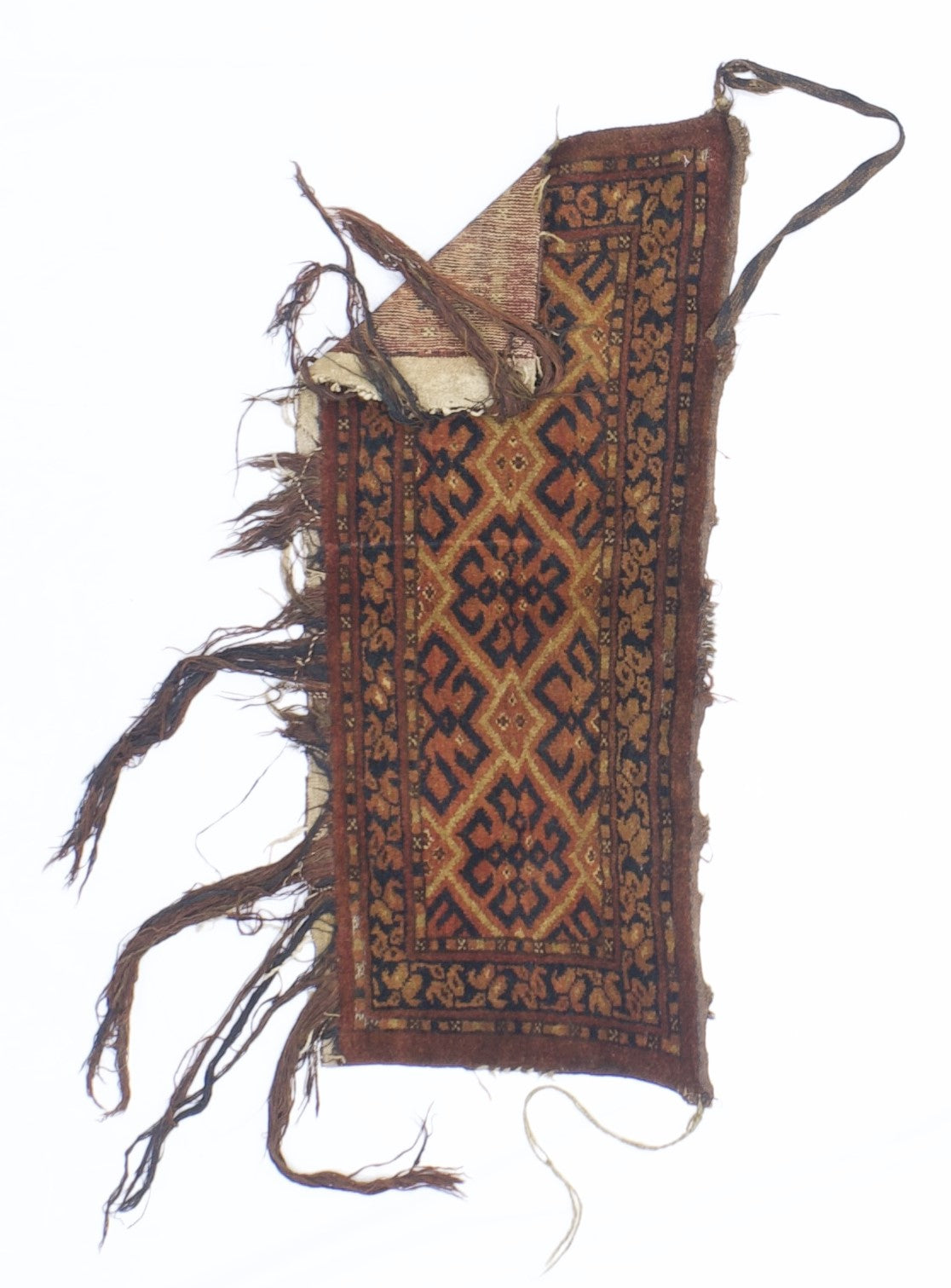 Vintage Saddle bag Yamoud 1' 4" x 3' 3"