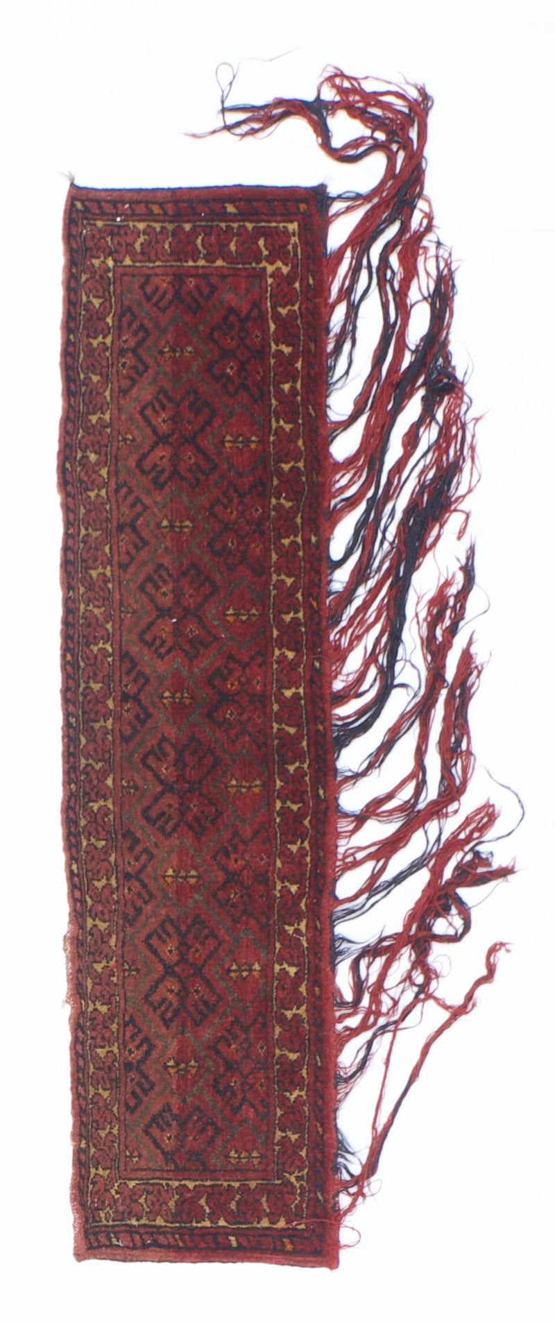 Antique  Turkmen Bokara Rug 1' 2'' x 4' 9''