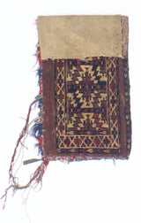 Antique Caucasian Saddlebag Yamoud 2' 0" x 11' 0"