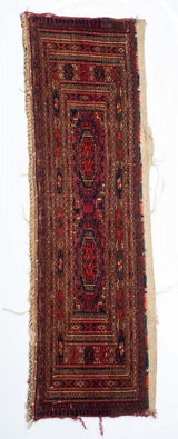 Antique Turkmen Rug 1' 0" x 3' 7''