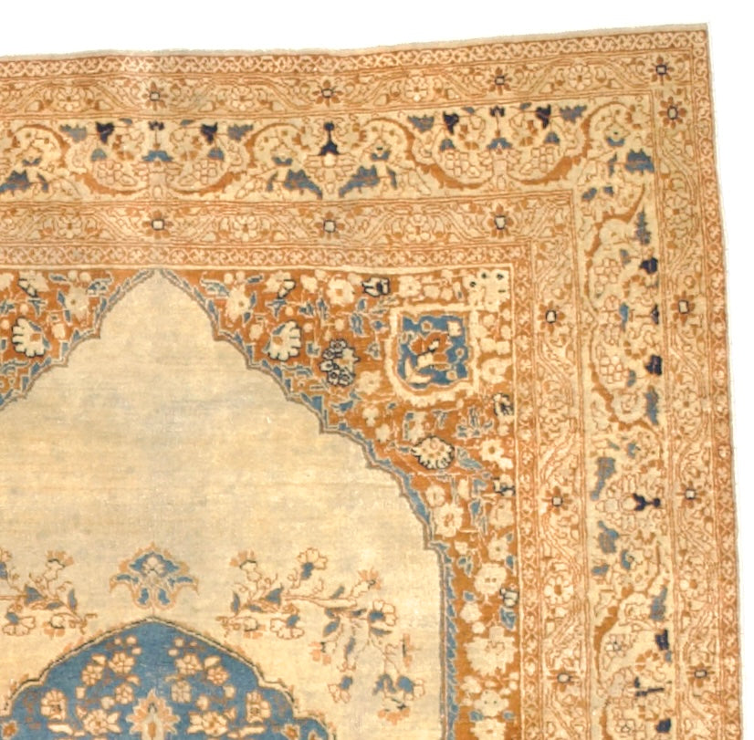 Antique  Haji Jalili Tabriz Rug 3' 10" x 5' 7"