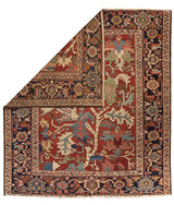 Antique  Serapi Rug 5' 0" x 5' 9''