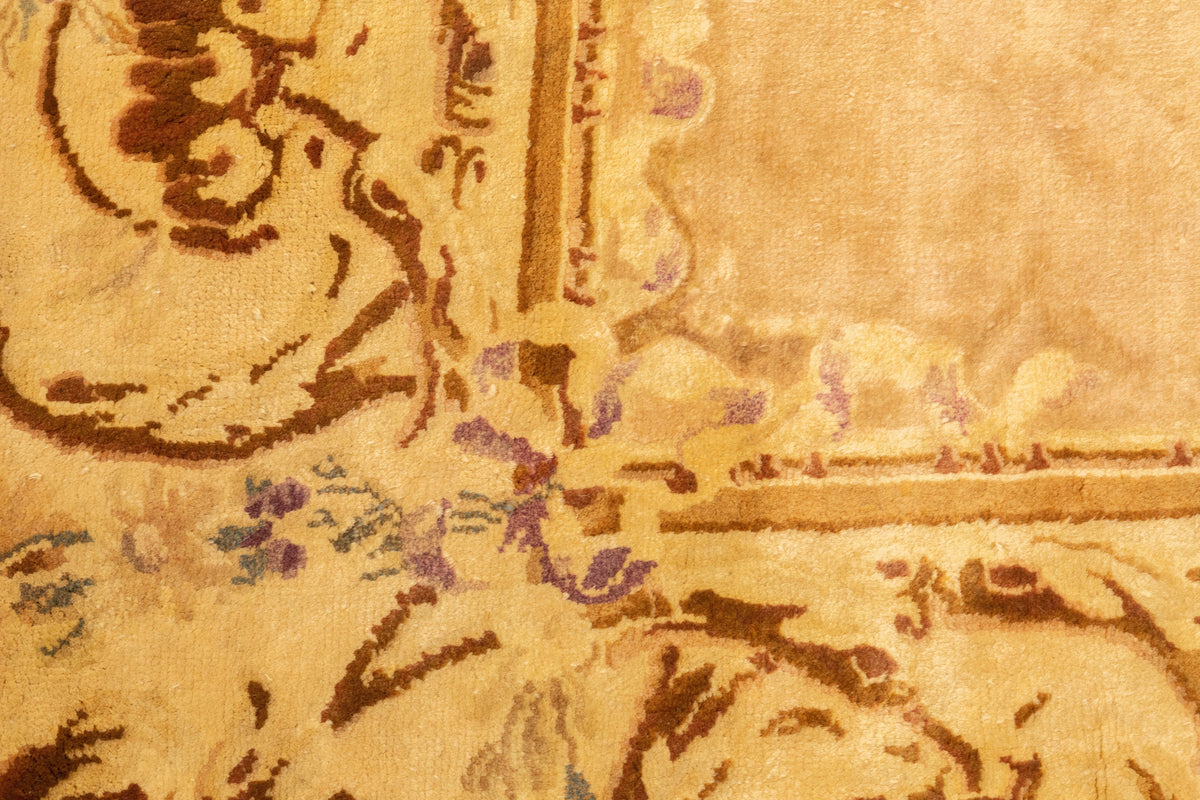 Antique French Aubusson Rug 9'10'' x 15'2''