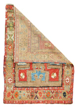 Antique Turkish Rug 3'6'' x 4'11''