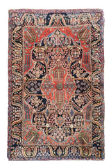 Antique Kashan Rug 4'8'' x 6'11''
