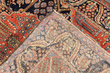 Antique Kashan Rug 4'8'' x 6'11''