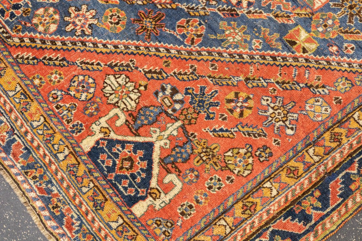Antique Gashgai Rug 4'9'' x 6'8''