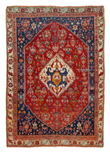 Antique Qashqai Rug 3'5'' x 5'0"