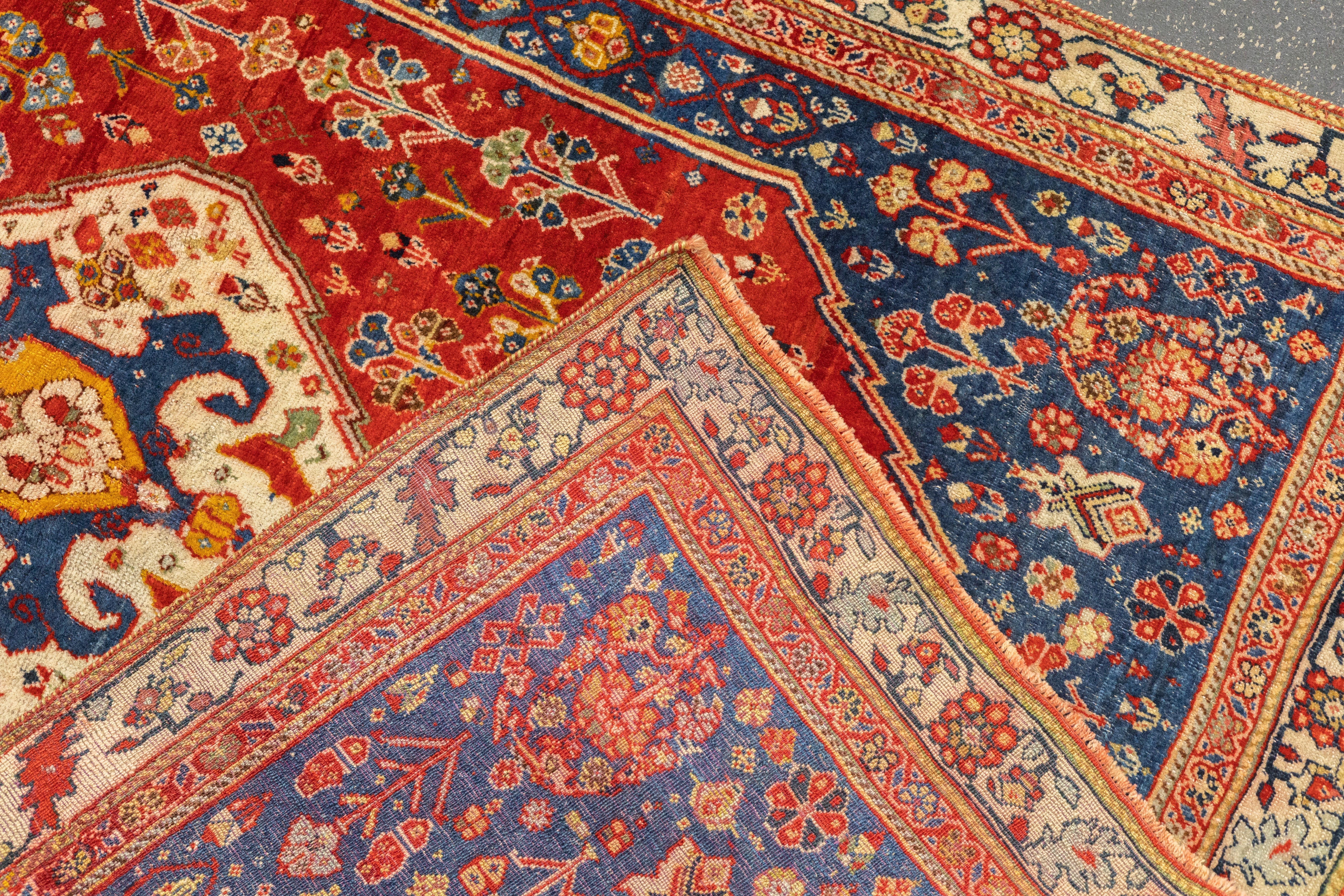 Antique Qashqai Rug 3'5'' x 5'0"