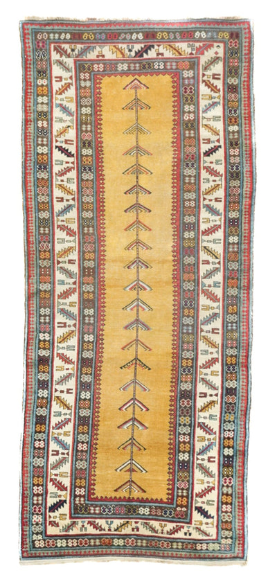 Antique Caucasian Talish Rug 3'5'' x 7'11''