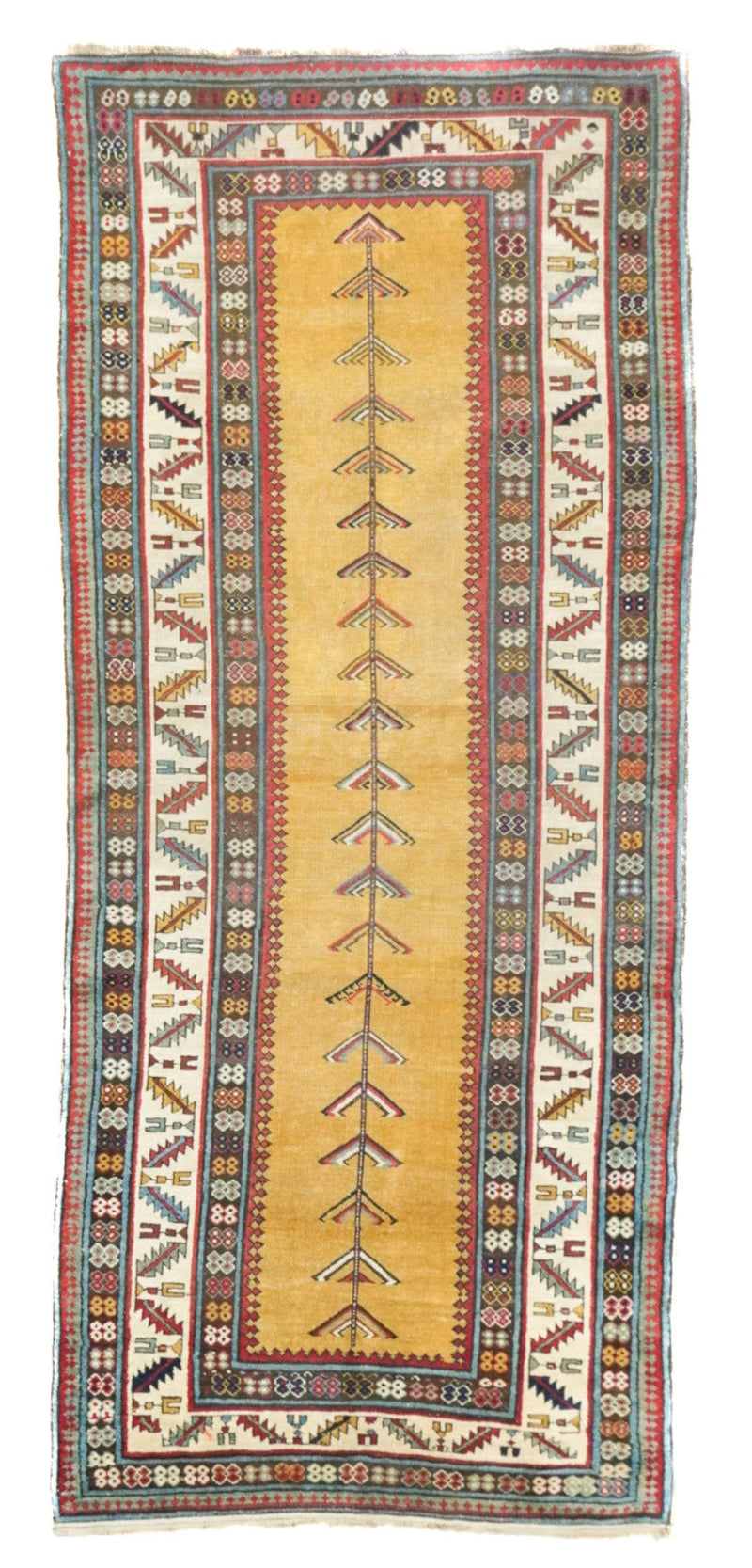 Antique Caucasian Talish Rug 3'5'' x 7'11''