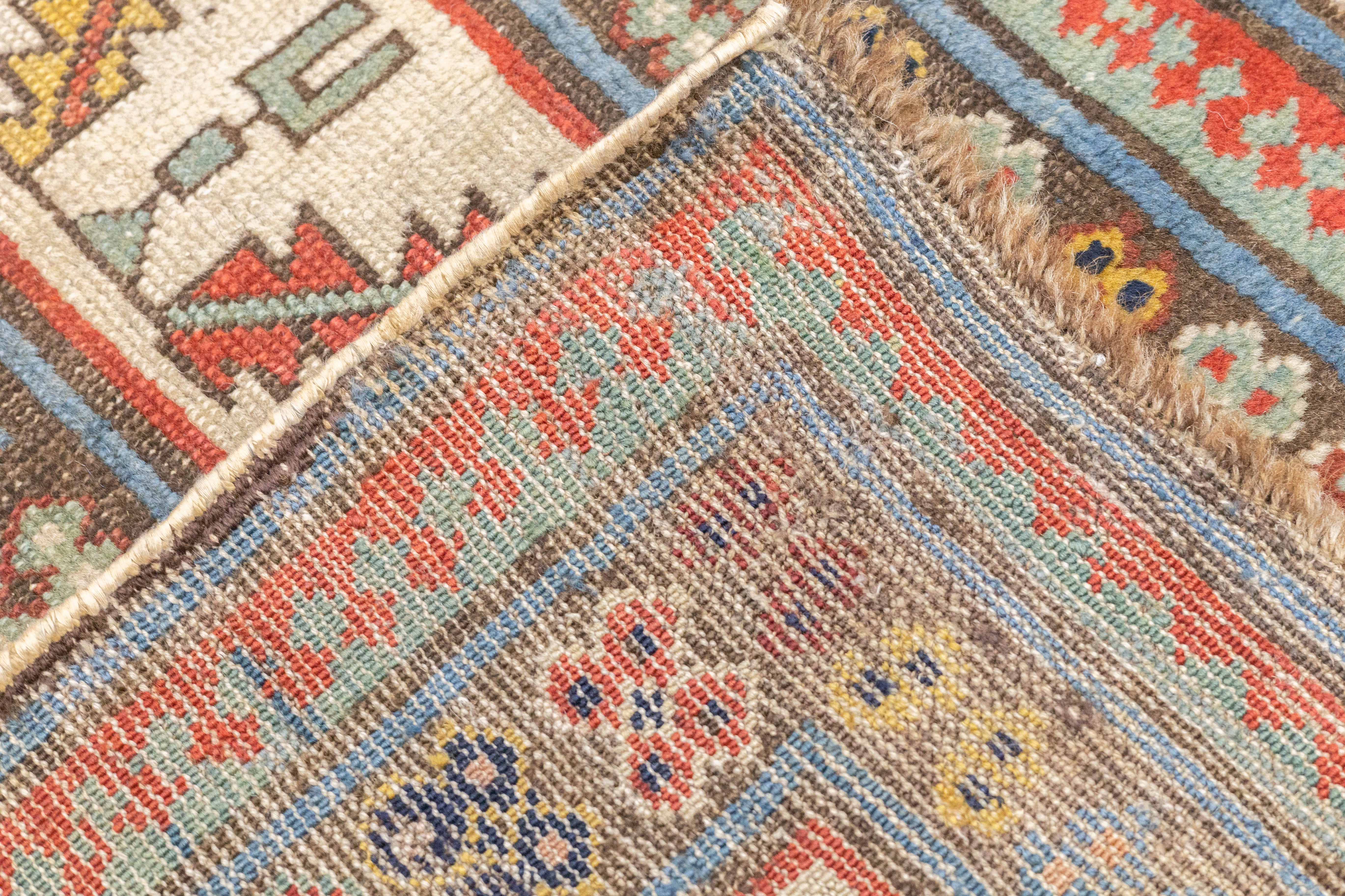 Antique Caucasian Talish Rug 3'5'' x 7'11''