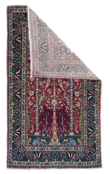 Antique  Tehran Rug 4'3" x 7' 5''
