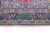 Antique  Tehran Rug 4'3" x 7' 5''
