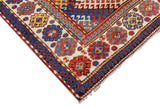 Antique Caucasian Kazak Borcholo Rug 4'10'' x 8'8''