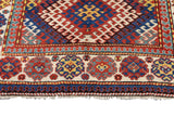 Antique Caucasian Kazak Borcholo Rug 4'10'' x 8'8''
