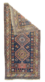 Antique Caucasian Shirvan Rug 4'5'' x 9'0"