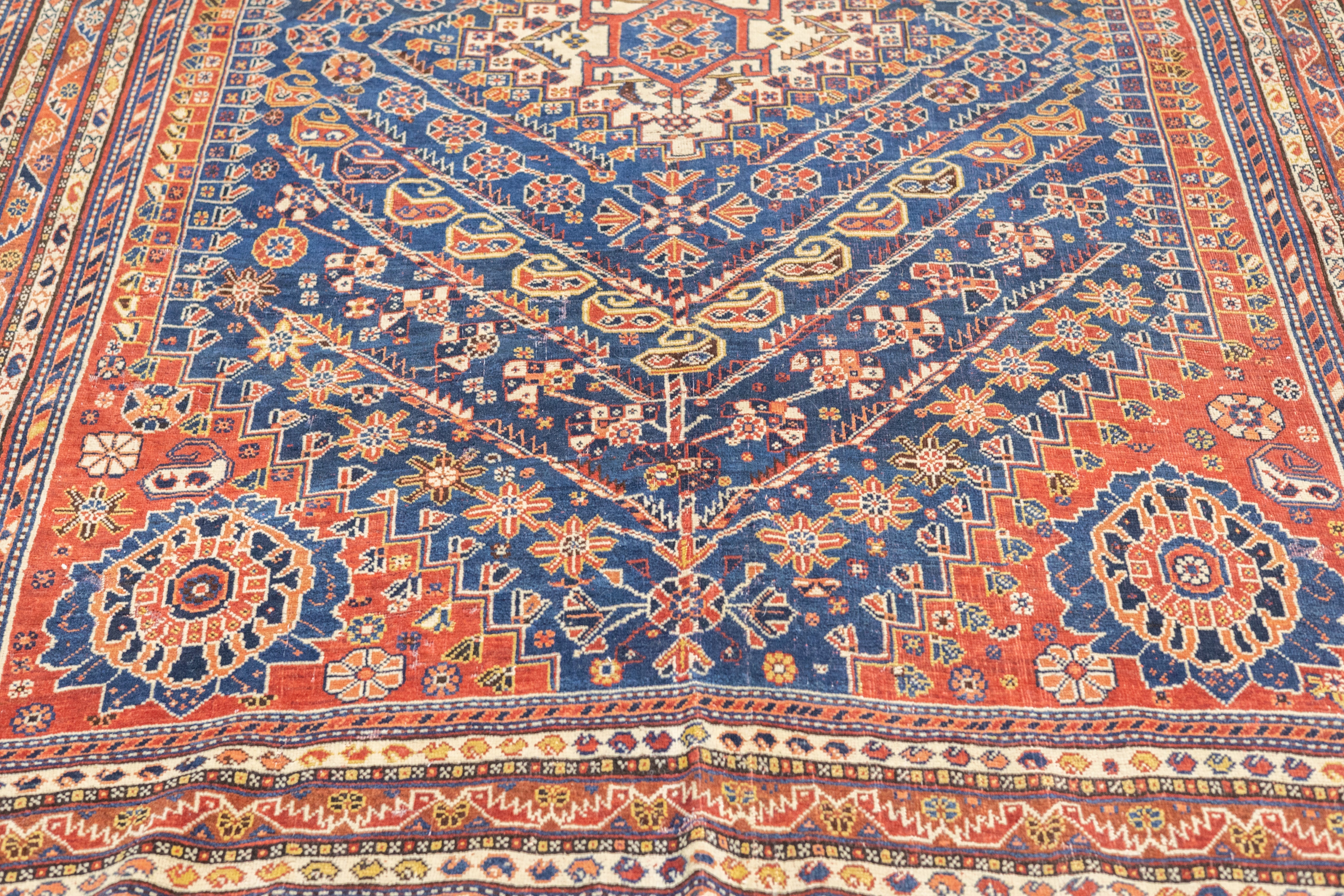 Antique Qashqai Rug 5'4'' x 7'10''