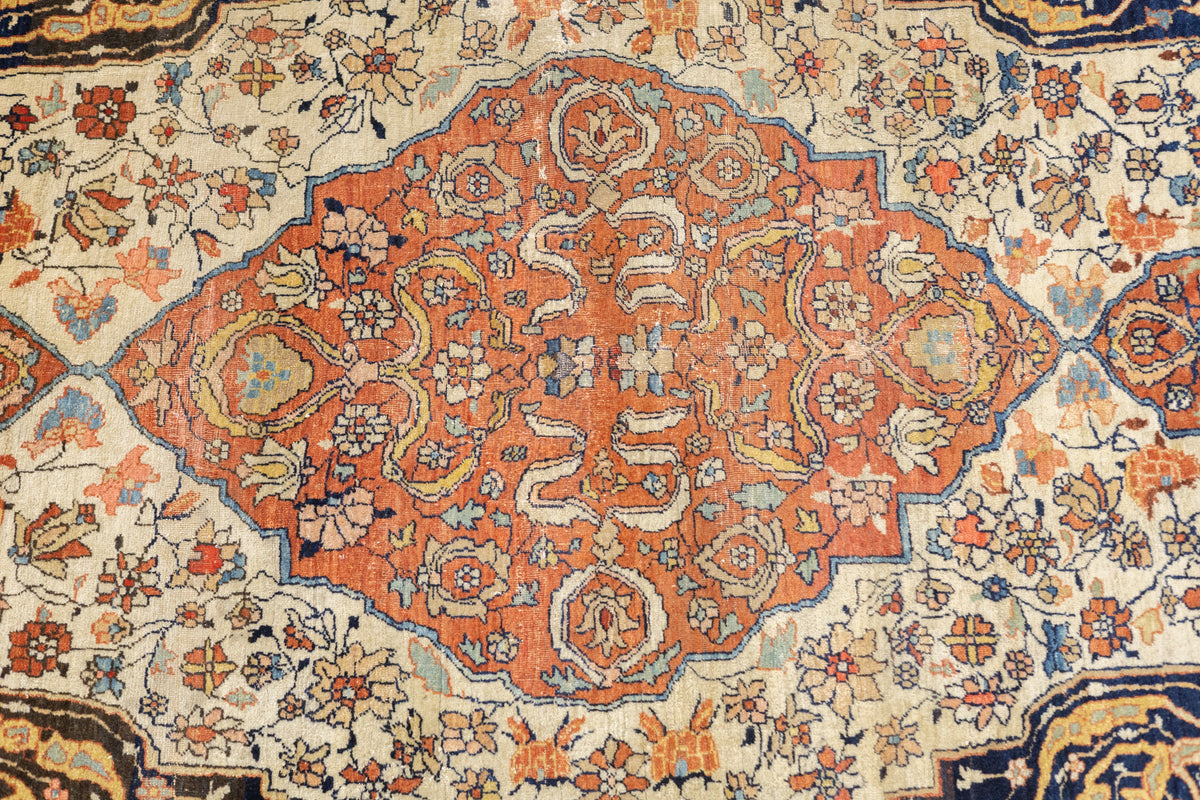 Antique Farahan Sarouk Rug 4'0" x 6'10''