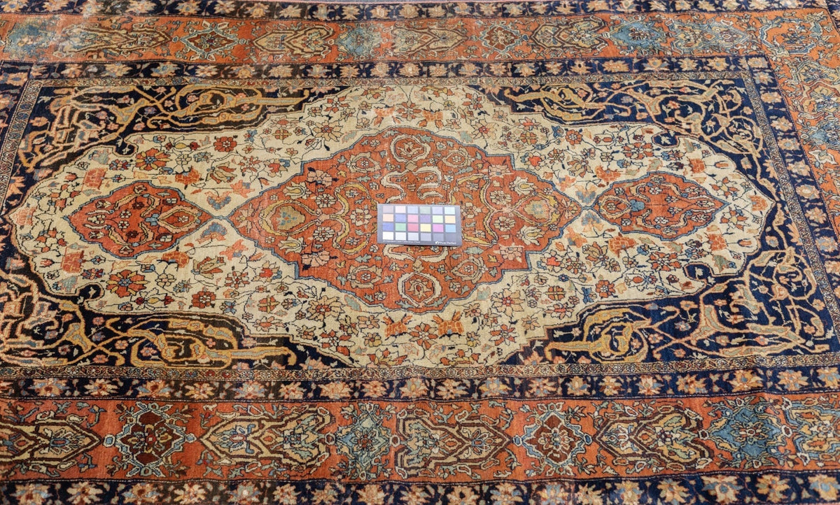 Antique Farahan Sarouk Rug 4'0" x 6'10''